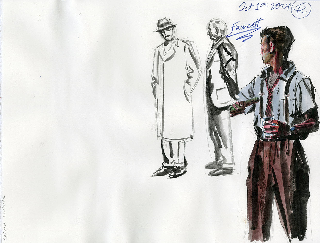 Three Men Fawcett Study