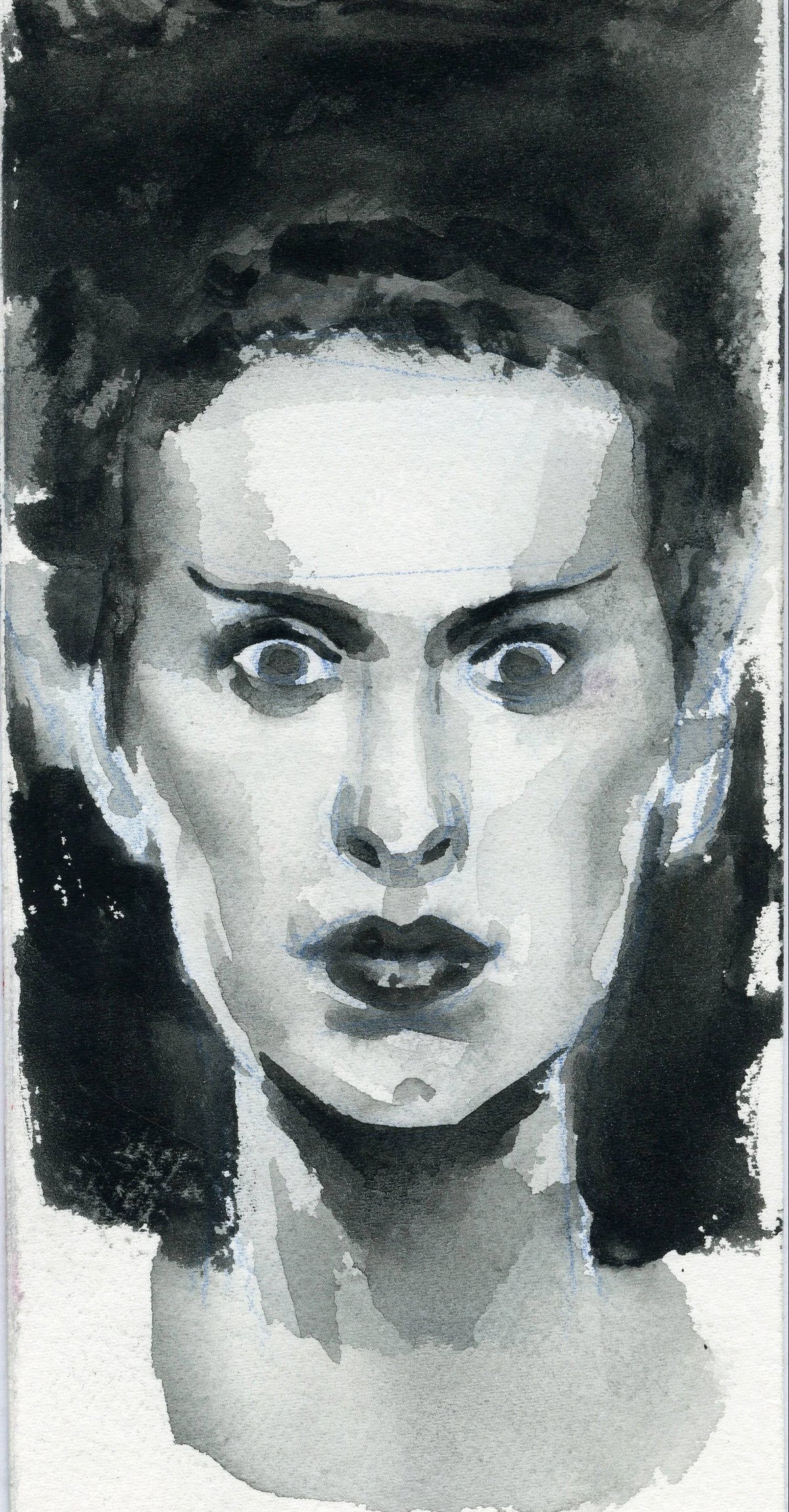 Creature of the Black Lagoon and Bride of Frankenstein Study - Steve Rude Art
