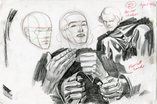 Hands and Faces Study