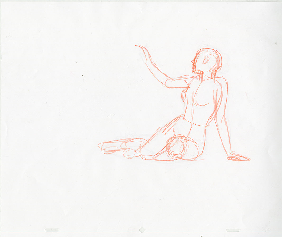 Sundra Pointing Up Animation - Steve Rude Art