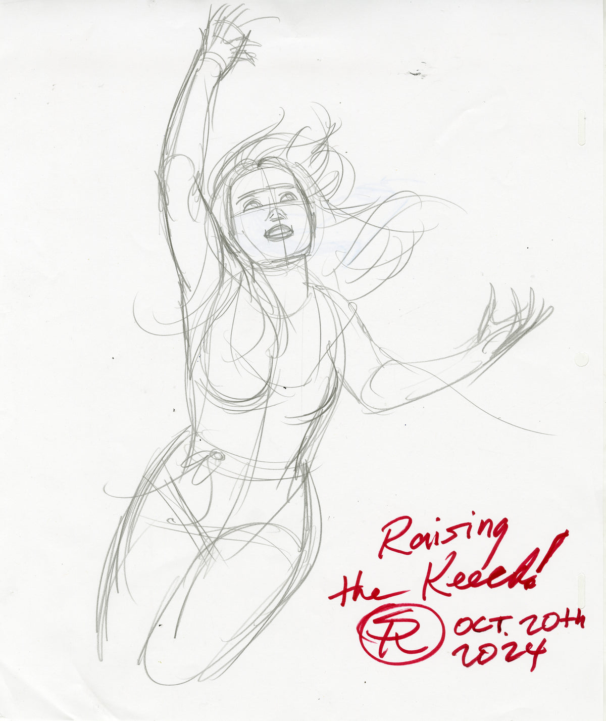 Sundra Raising Arms Animation