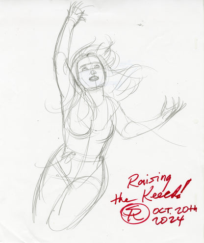 Sundra Raising Arms Animation