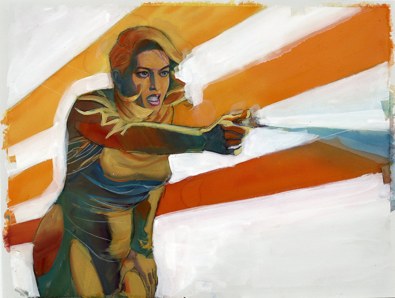 Sundra Shooting Orange Cast