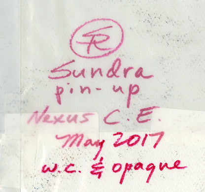 Sundra Peale Pin-up - Steve Rude Art