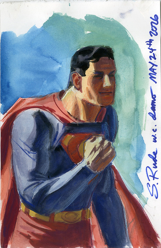 Superman Livestream - Steve Rude Art