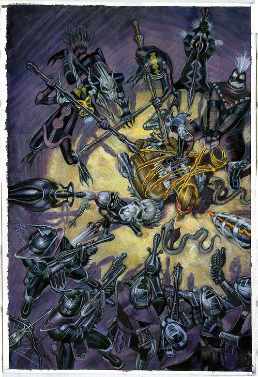 Battle for Thuneworld Comic Book Cover #2 - Steve Rude Art