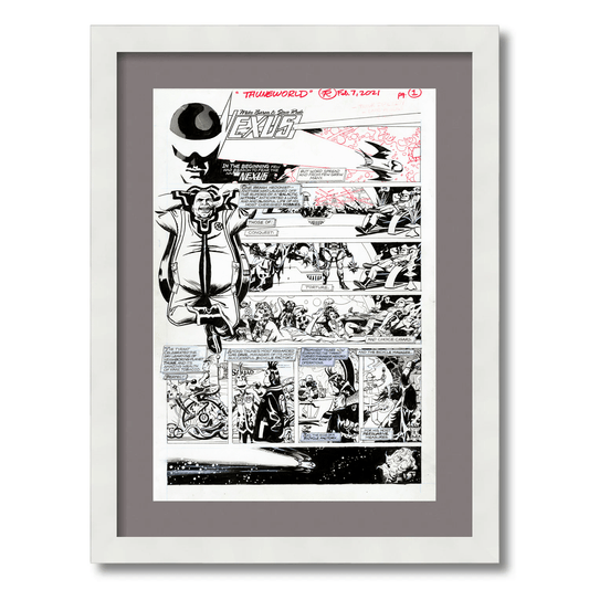 Nexus Battle for Thuneworld Original Art Newspaper Strip V2 Page #01 - Steve Rude Art