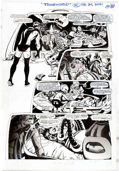 Nexus Battle for Thuneworld Original Art  V2 Issue 1 Page #10