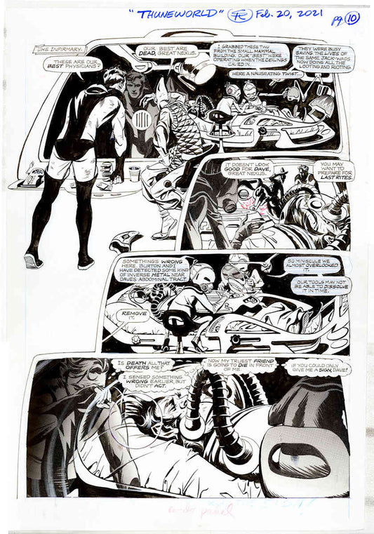 Nexus Battle for Thuneworld Original Art  V2 Issue 1 Page #10