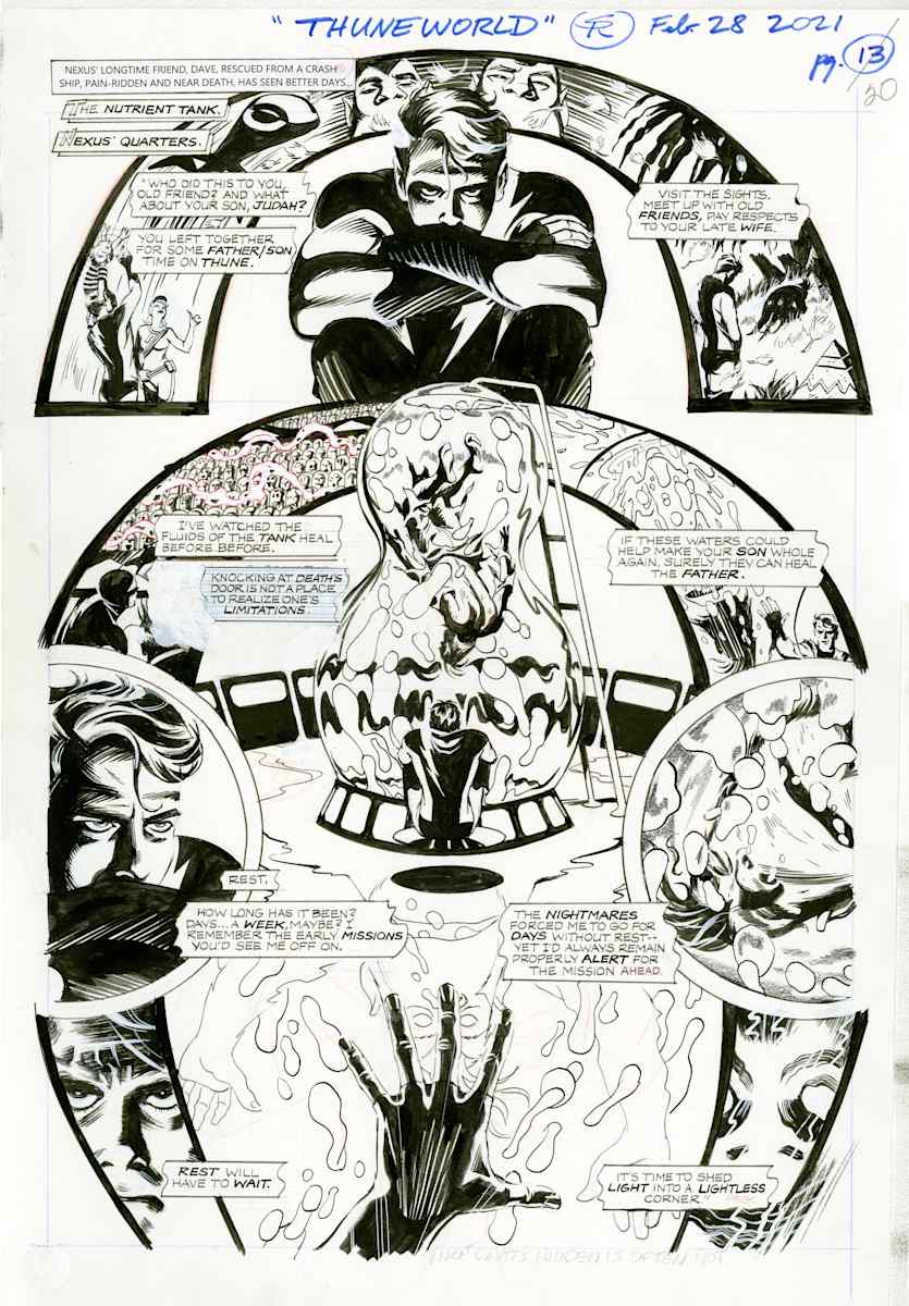 Nexus Battle for Thuneworld Original Art V2 Issue 1 Page #20 – Steve ...