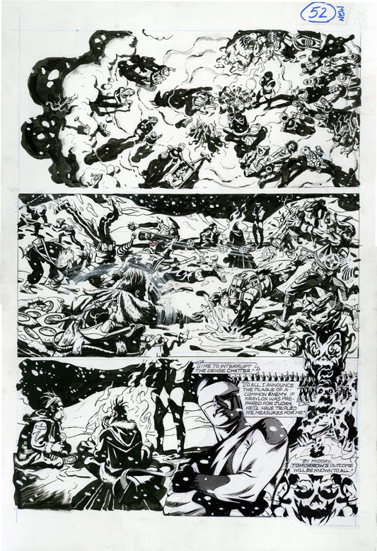 Nexus Battle for Thuneworld Original Art  V2 Issue 3 Page #52 - Steve Rude Art