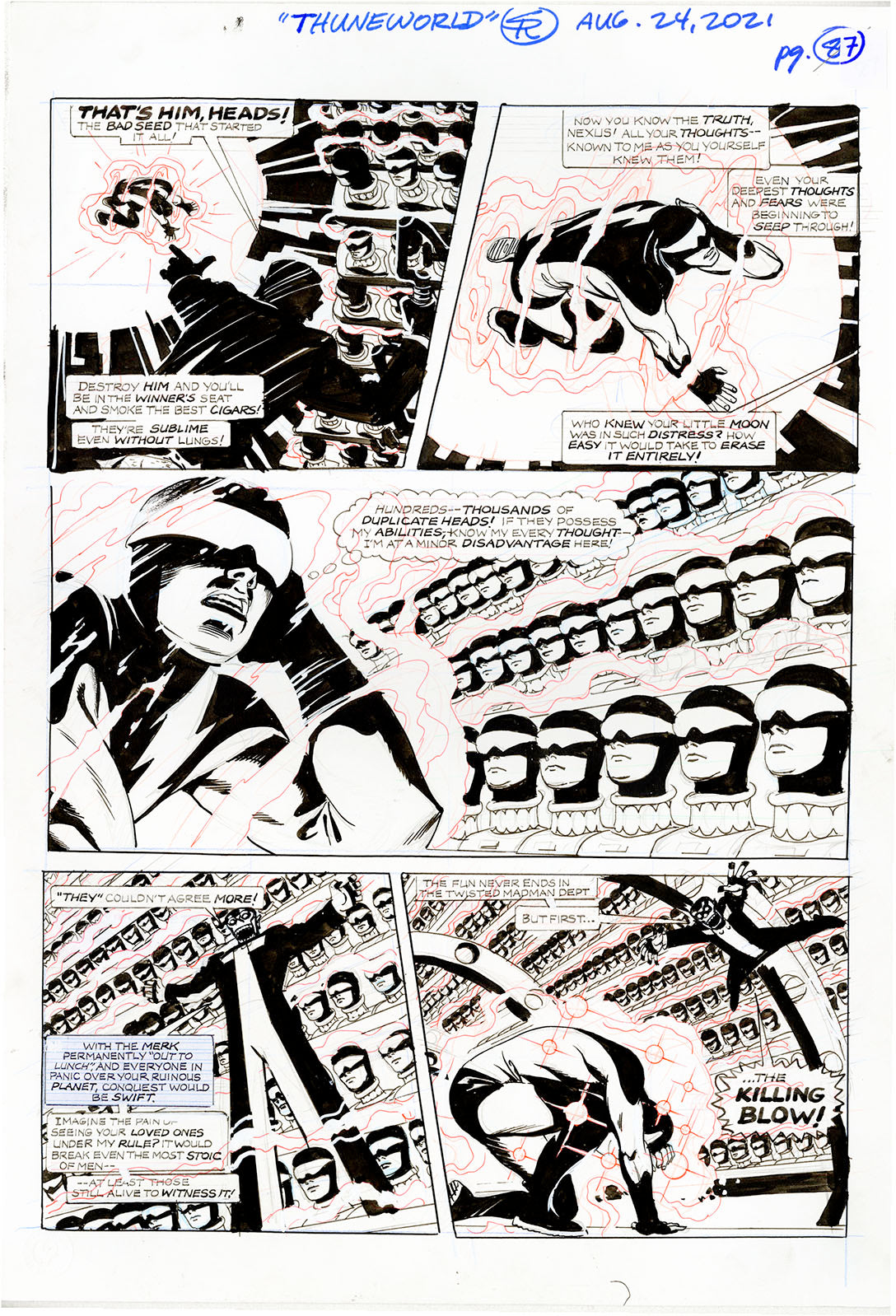 Nexus Battle for Thuneworld Original Art  V2 Issue 5 Page #87 (86)