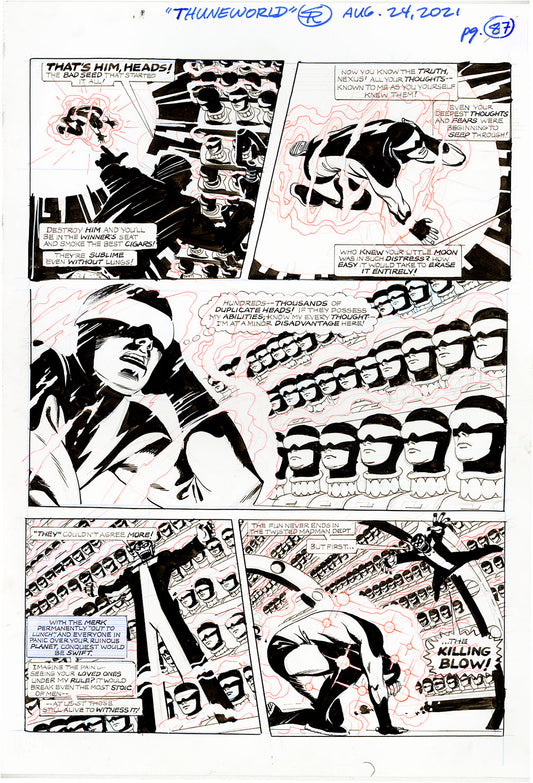 Nexus Battle for Thuneworld Original Art  V2 Issue 5 Page #87 (86)