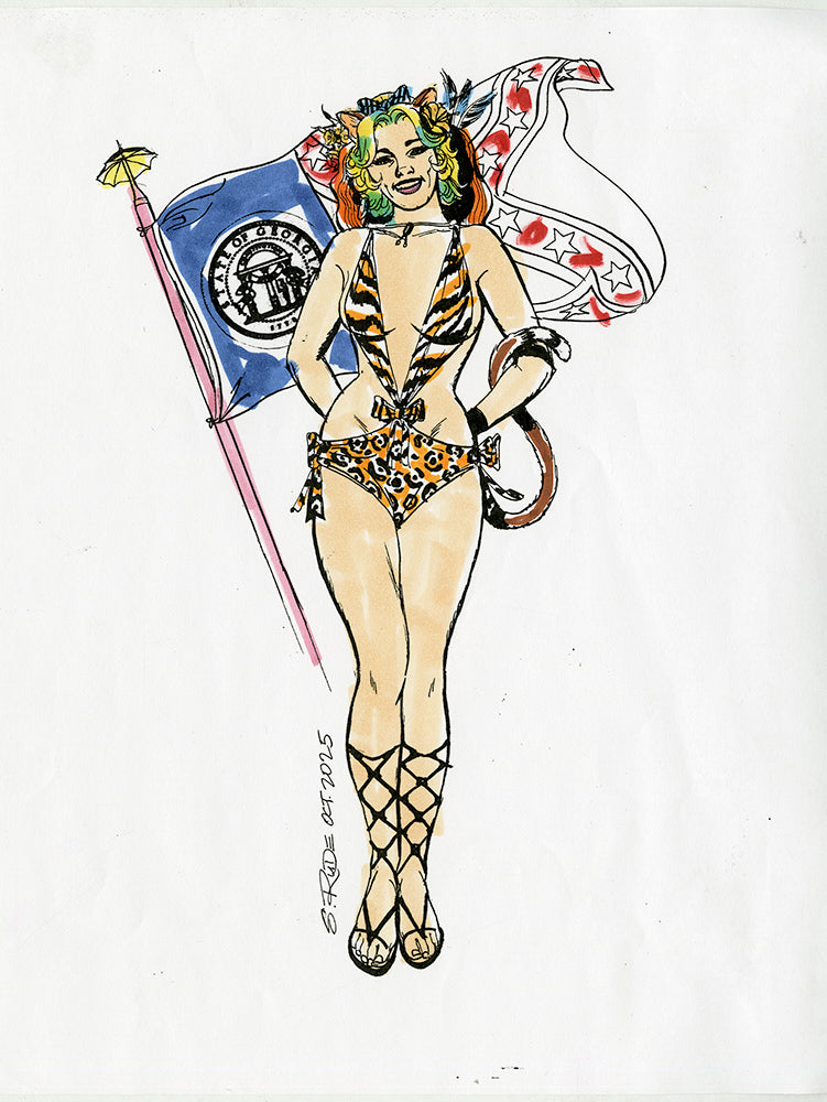 Vivian Catterwaul — Return to Earth Character Rough