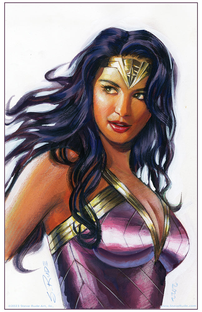 Wonder Woman Sketchtember Cover 11x17 Print