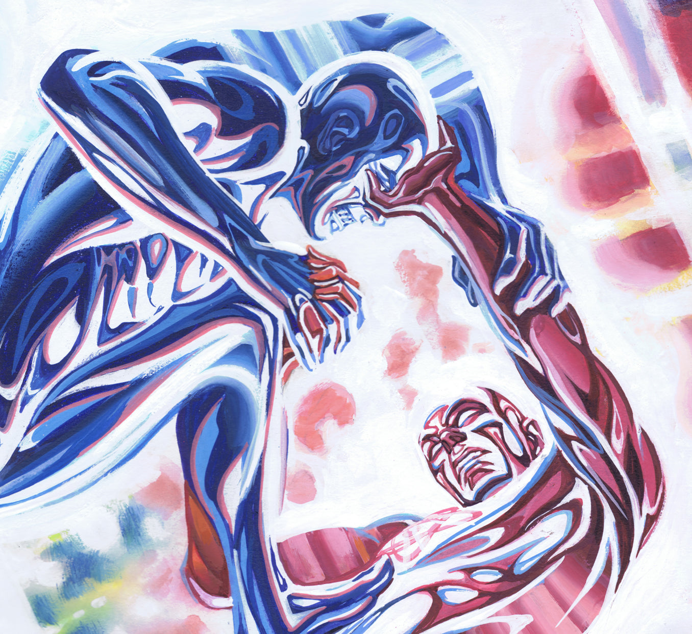Captain Atom Cover #5 Original Painting