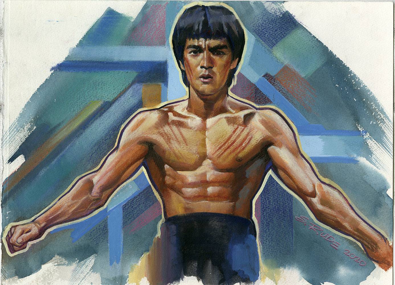 Bruce Lee- Enter the little Dragon 2020 - Steve Rude Art