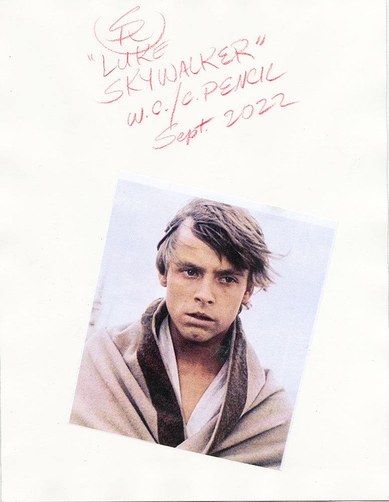 Sketchtember 2022 Day 18  Luke Skywalker