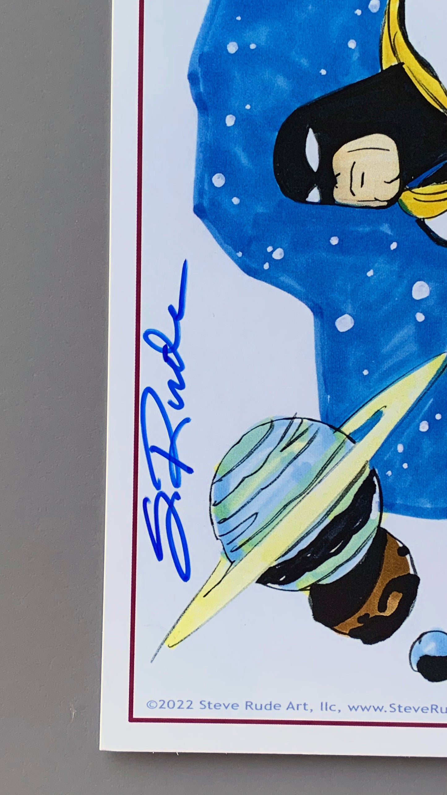 Space Ghost 8½ x 11 Signed Title Print
