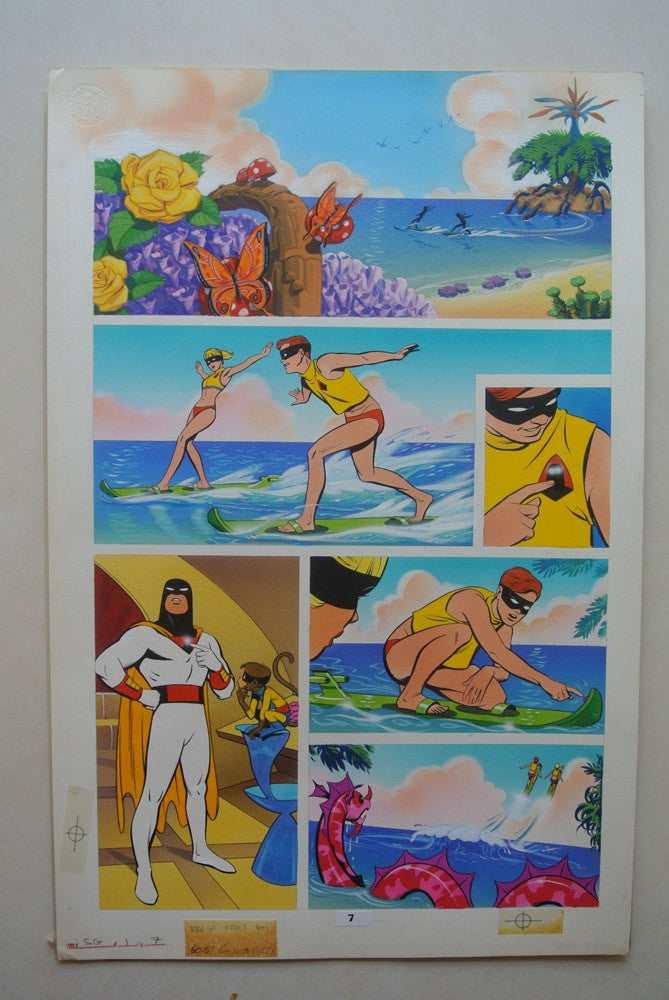 Pg 07 Space Ghost Comico Painted Page