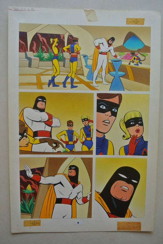 Pg 08 Space Ghost Comico Painted Page