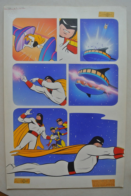 Pg 10 Space Ghost Comico Painted Page