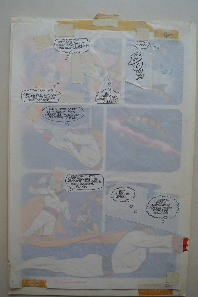 Pg 10 Space Ghost Comico Painted Page