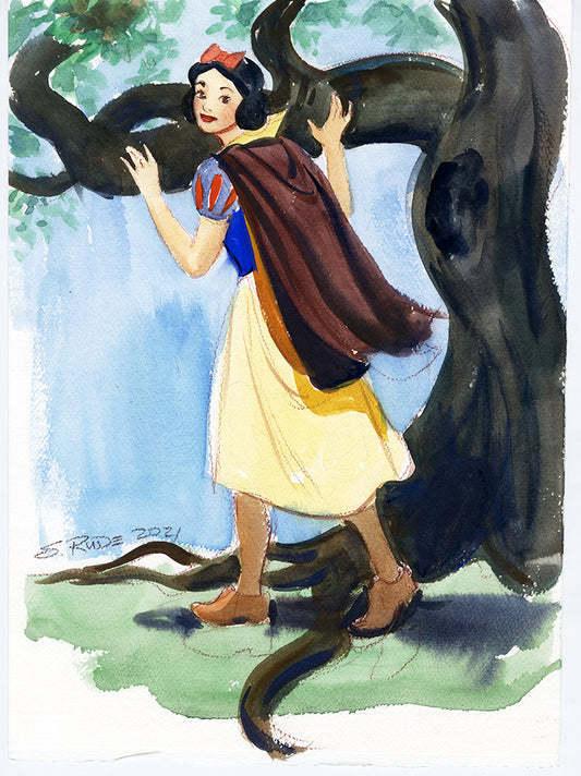 Snow White Double Sided Study