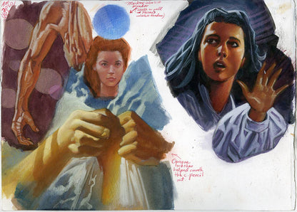 Men with Worn Faces Study 2020 Double Sided - Steve Rude Art