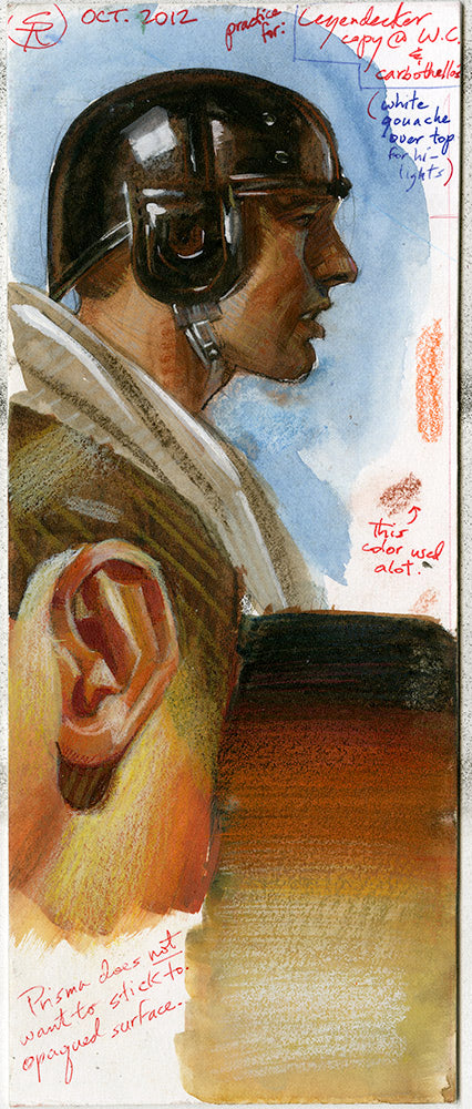 Helmeted Man Study-Copy of Leyen Decker 2012