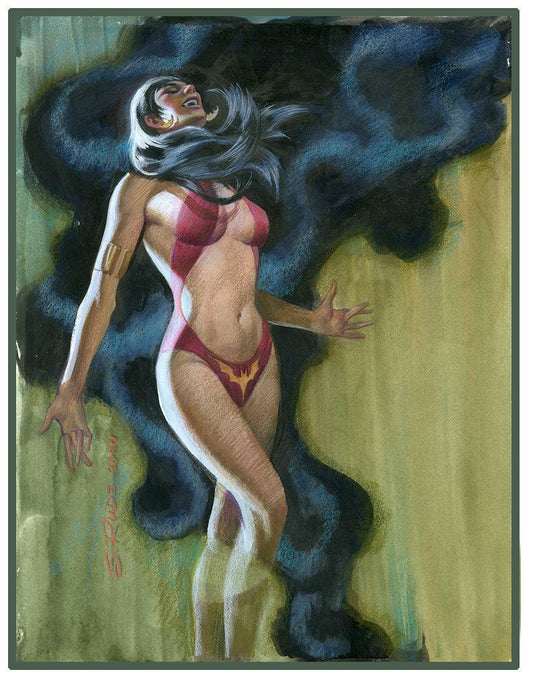 Vampirella Watercolor Print 11x14 - Steve Rude Art