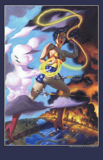 Wonder Woman / World War II Signed, Numbered - Steve Rude Art