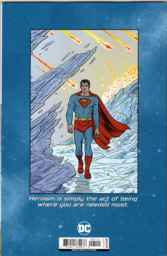 Superman: Space Age 1, SIGNED (DC, 2022, Cover B Steve Rude Variant) - Steve Rude Art