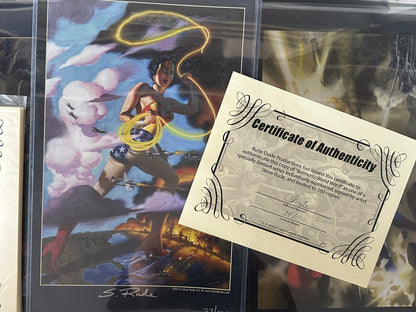 Wonder Woman / World War II Signed, Numbered - Steve Rude Art